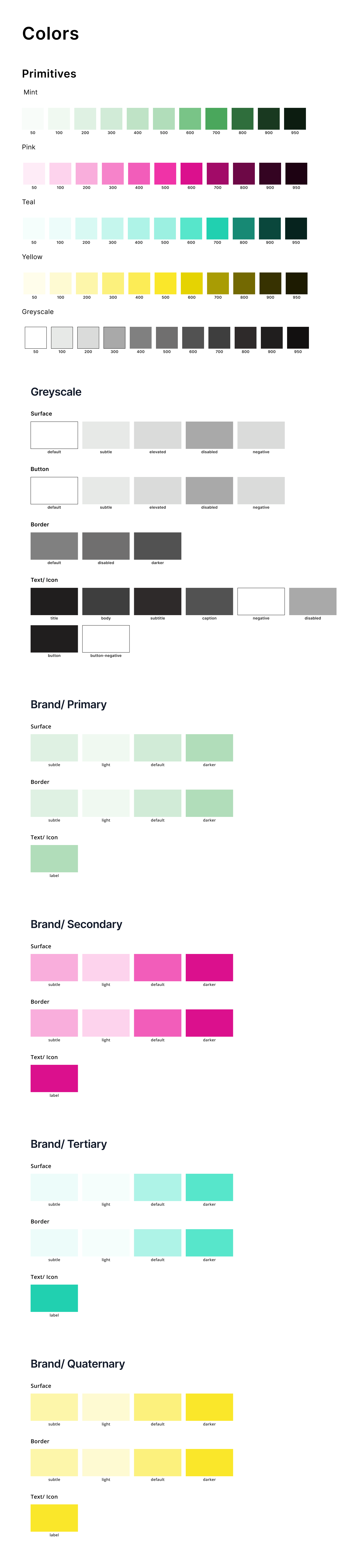 mint color palette