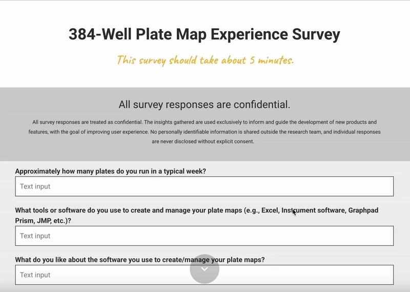 Promega user survey