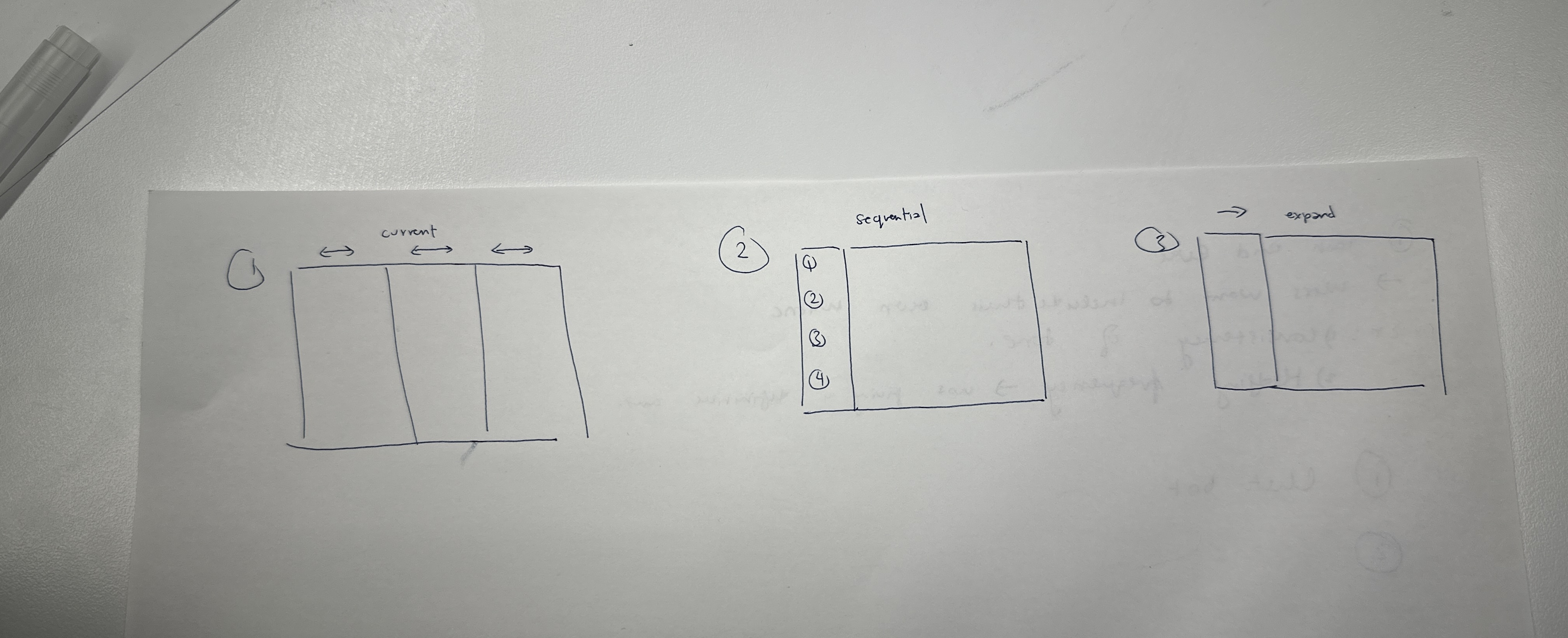 Initial sketch 3